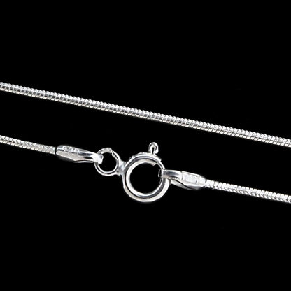 Daily wear 925 Sterling Silver snake style Neck Chain 16"