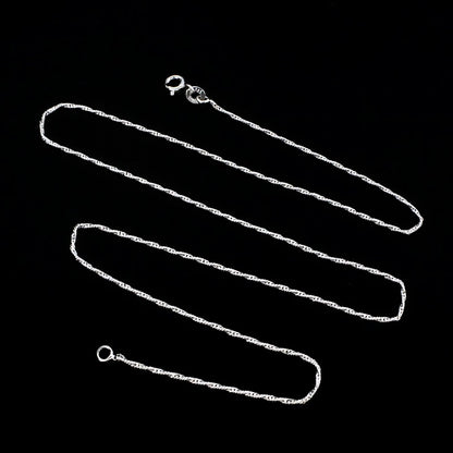 18" 925 Sterling Silver Light weight Neck chain