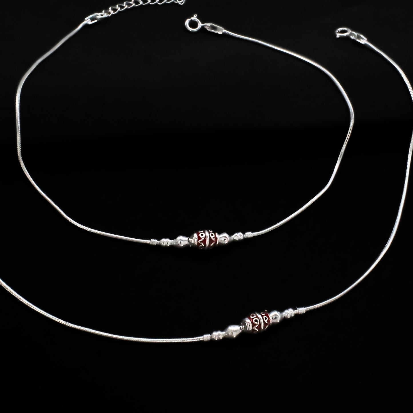 Premium Quality Real Silver Anklet for Women