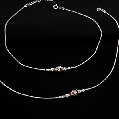 Premium Quality Real Silver Anklet for Women