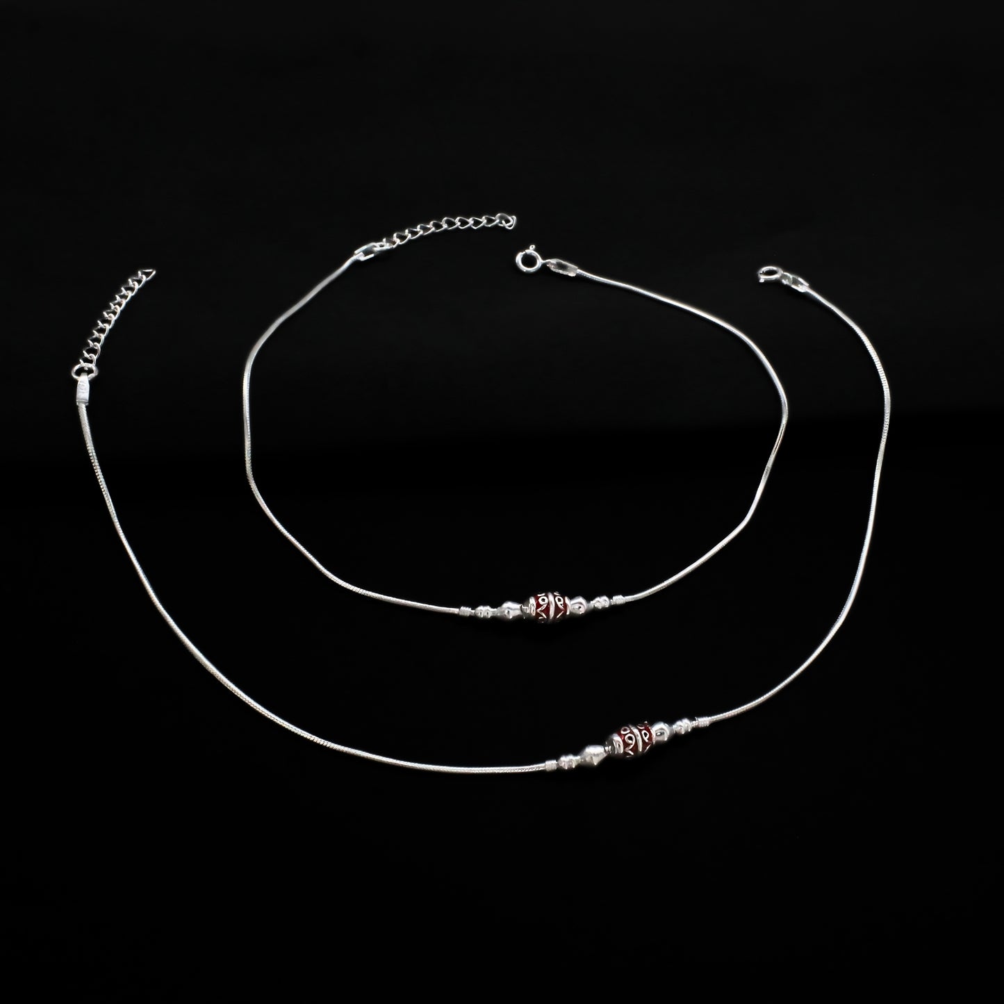 Premium Quality Real Silver Anklet for Women