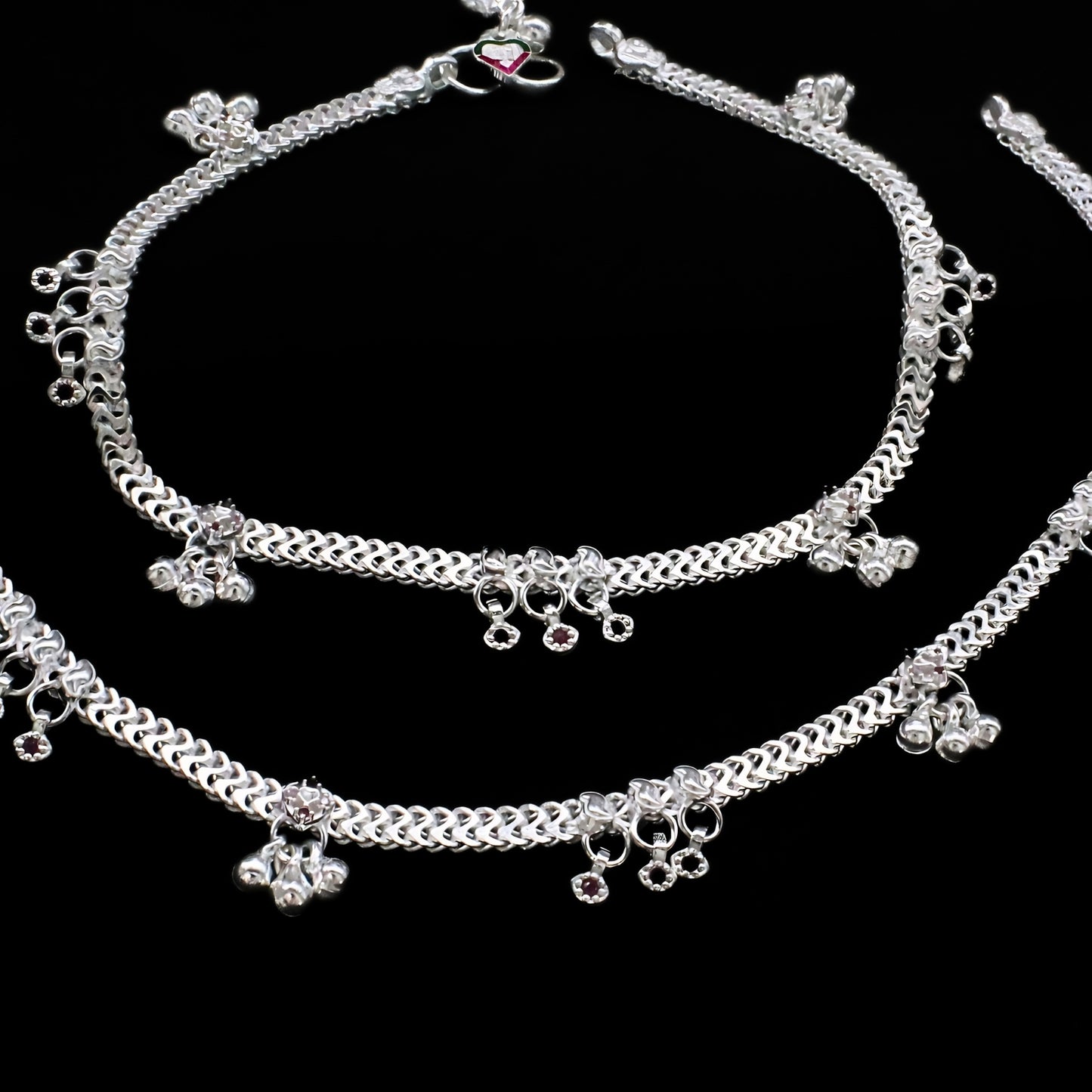 Elegant Real Silver Women Payal Anklet with Timeless Shine
