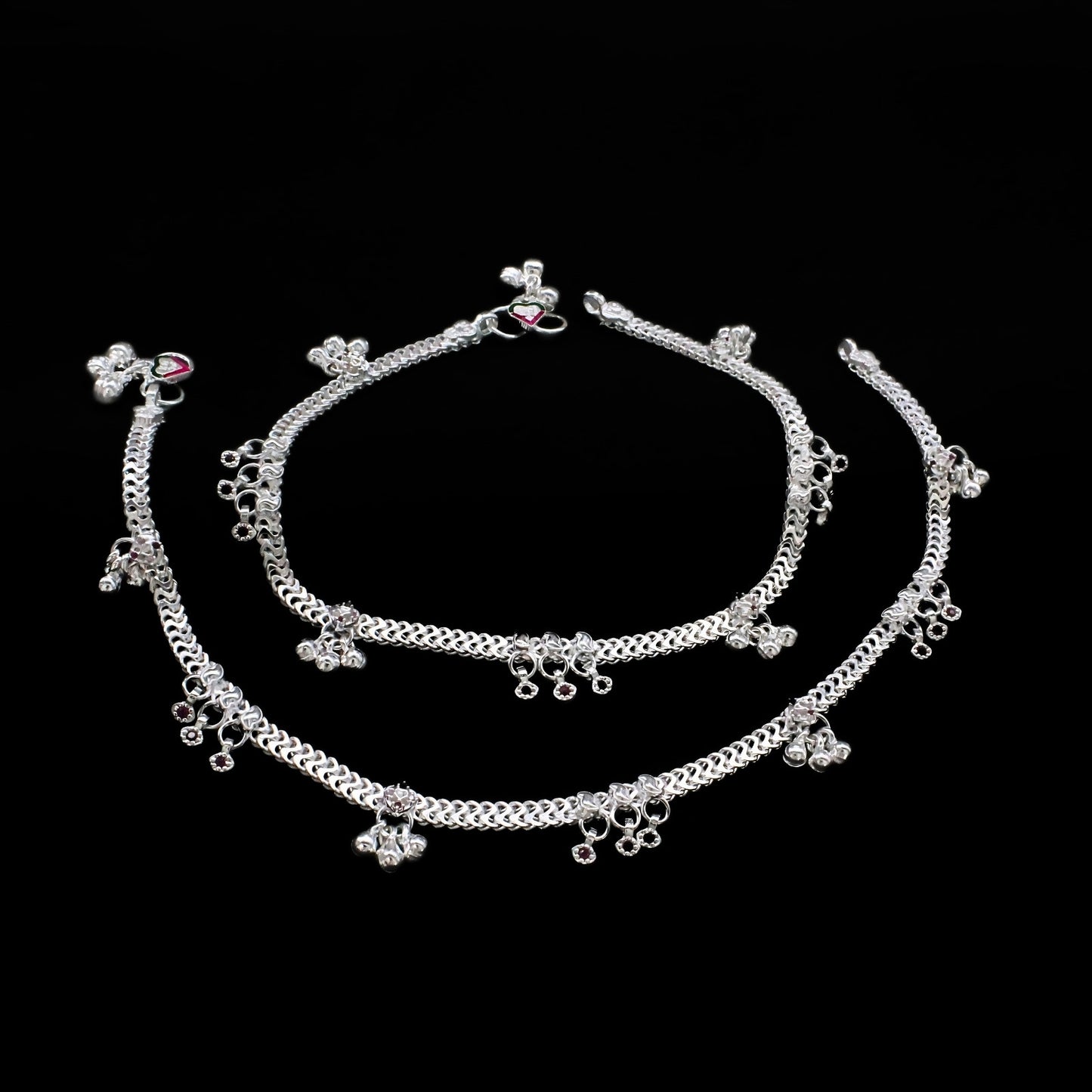 Elegant Real Silver Women Payal Anklet with Timeless Shine