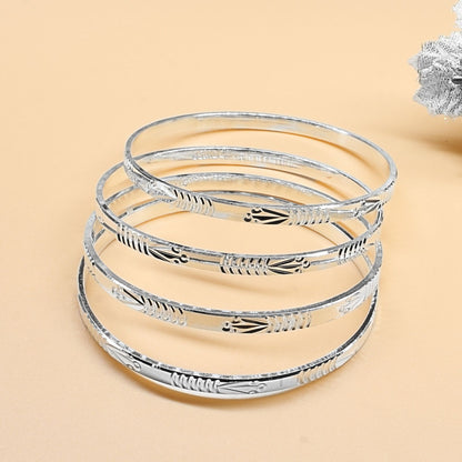 990 Real Silver Women designer Bangles Bracelet (Kangan)