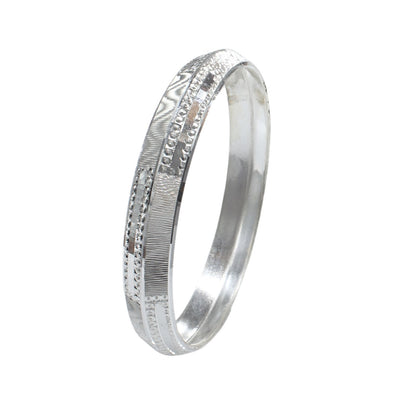 Real 990 Sterling Silver amazing For Men's Bangle