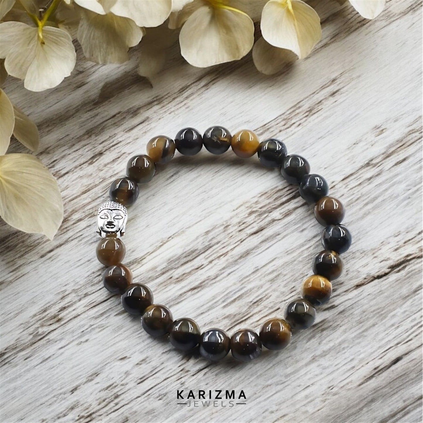 Natural Tiger Eye stones Reiki Healing Meditation and Protections Crystal Beads Bracelet for Men and Women