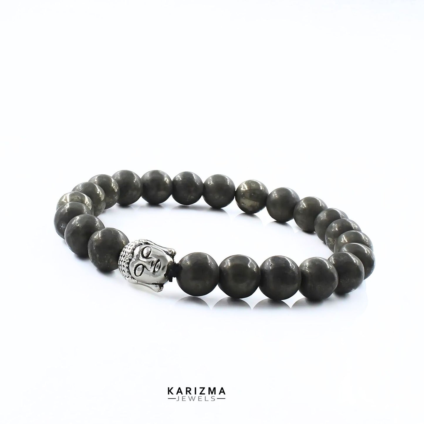 Crystal healing natural Pyrite Beads Bracelet for Men and Women