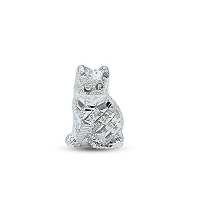 Pure Silver Cat for Lal kitab and astrological remedy in 999 Silver