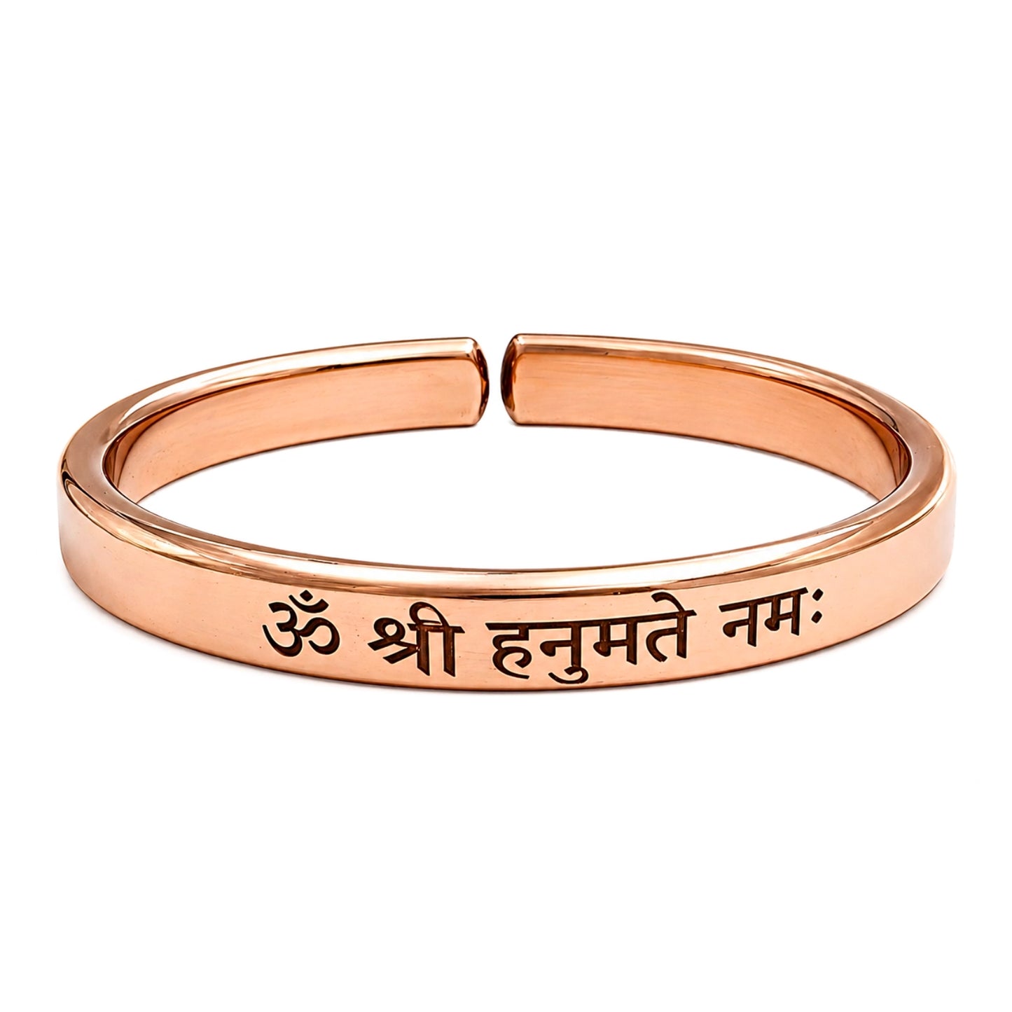 Mantra Engraved Pure Copper Cuff bangle - Select Your Mantra