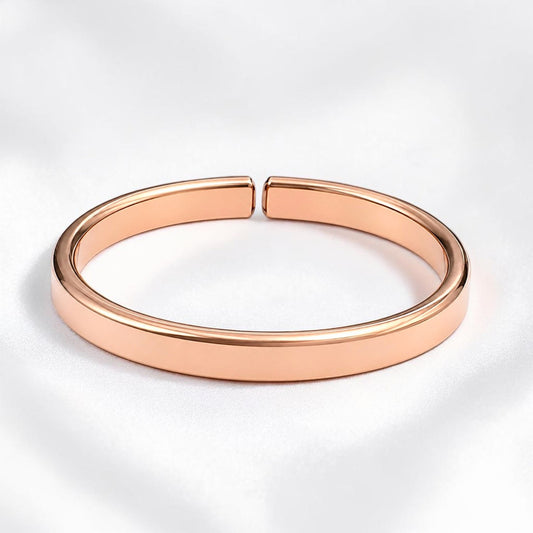 Pure Nepaliya Adjustable Copper Cuff Bangle Bracelet Kada