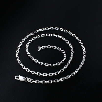 925 Real Sterling Silver Rolo Neck Chain 20"