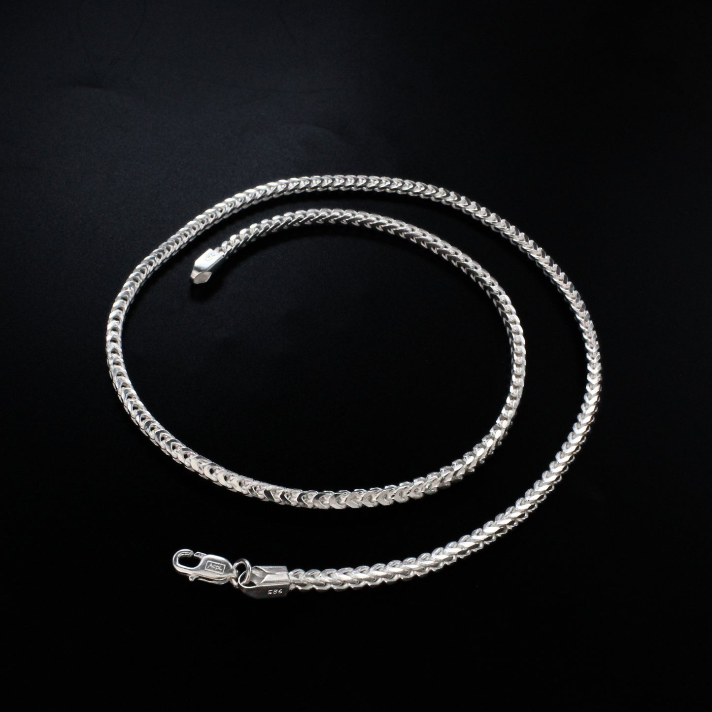 925 Real Sterling Silver franco Link Neck chain 20"