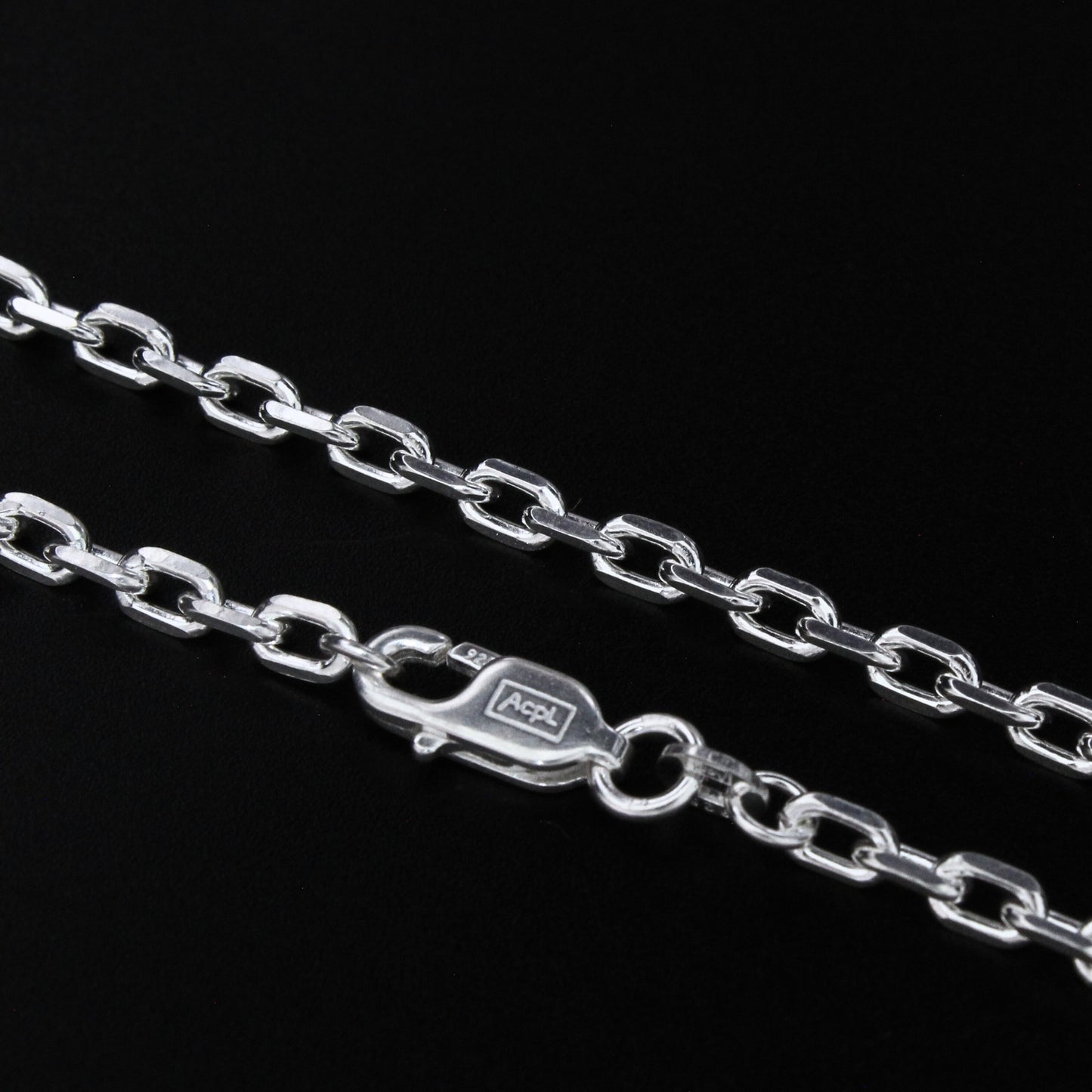 925 Real Sterling Silver Rolo Neck Chain 20"