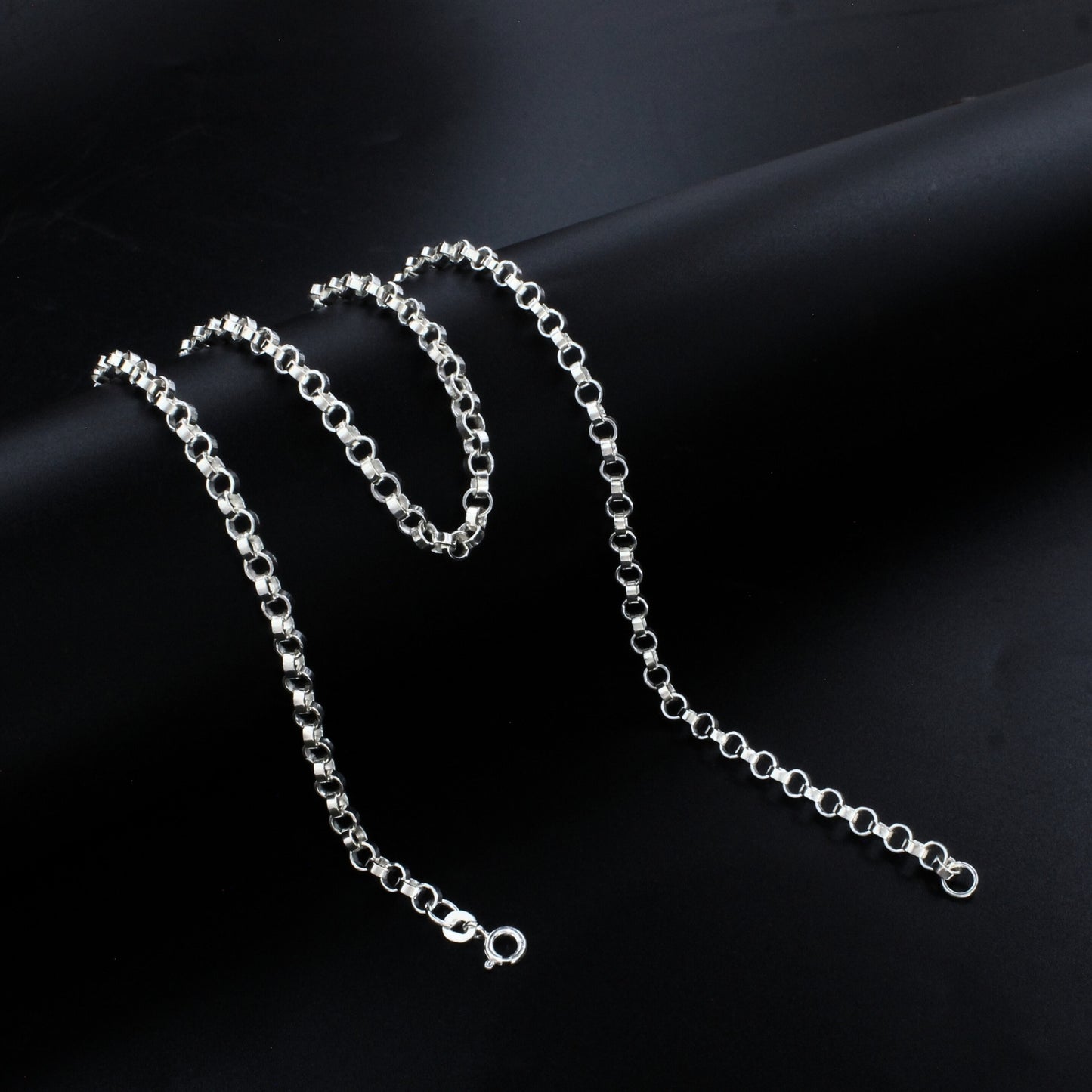 925 Real Sterling Silver Unisex Rolo Neck Chain 20"
