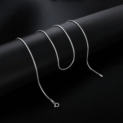 Real 925 Sterling Silver snake Neck Chain 20"