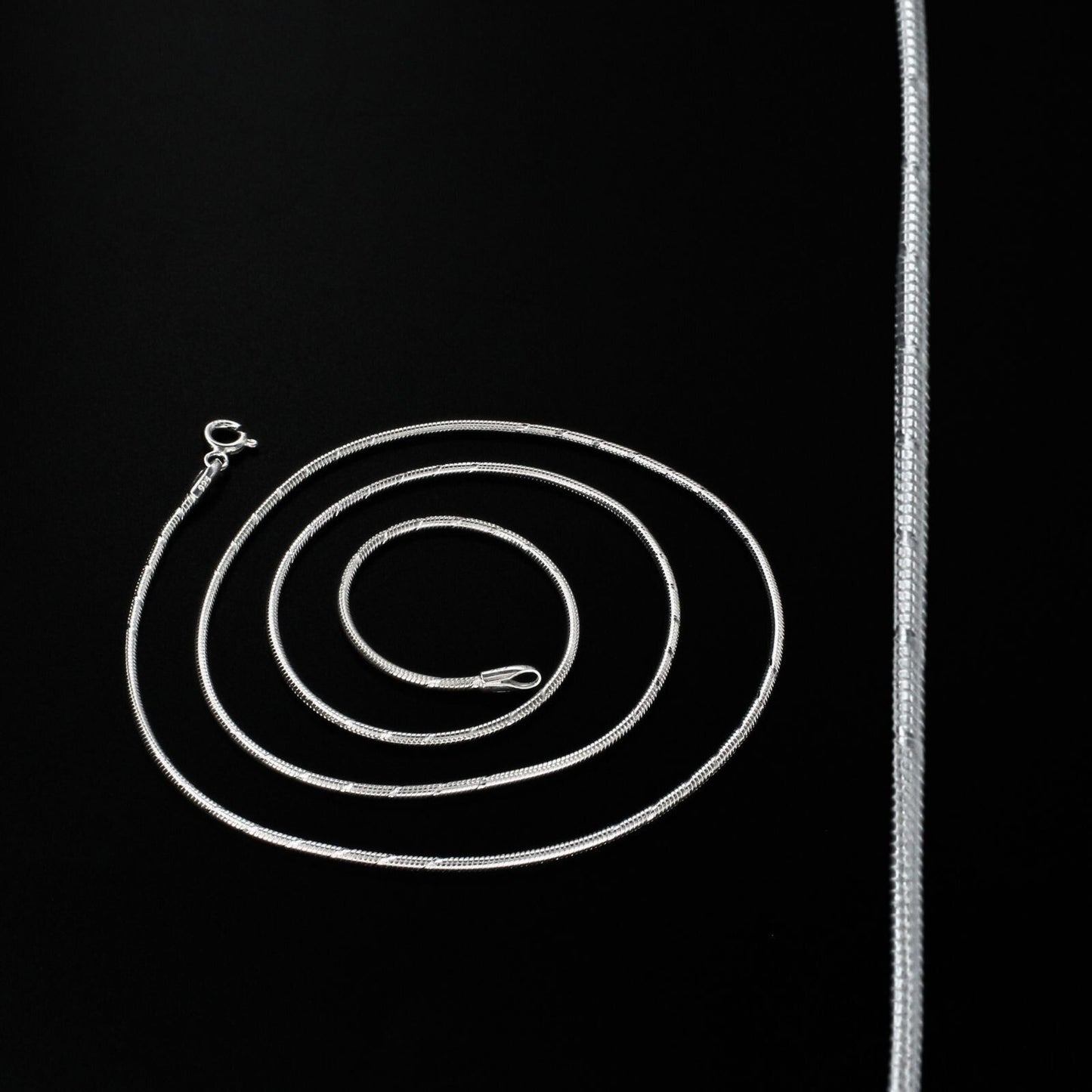 Real 925 Sterling Silver snake Neck Chain 20"