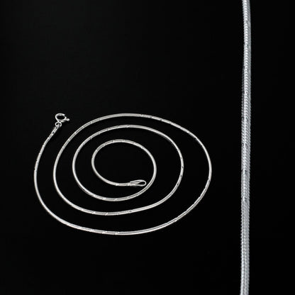 Real 925 Sterling Silver snake Neck Chain 20"