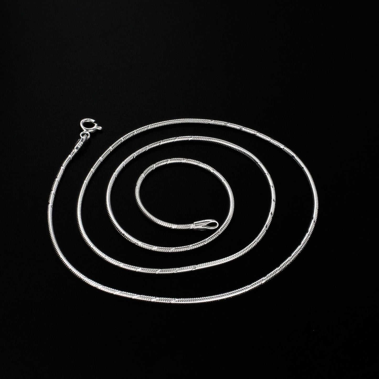 Real 925 Sterling Silver snake Neck Chain 20"