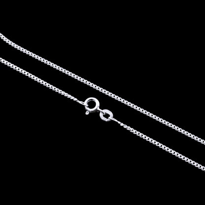 Real 925 Sterling Silver Light Weight Neck Chain 18"