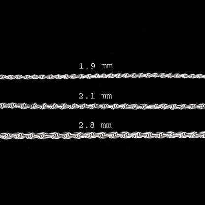 18" 925 Sterling Silver fabulous Rope chain Unisex Neck Chain