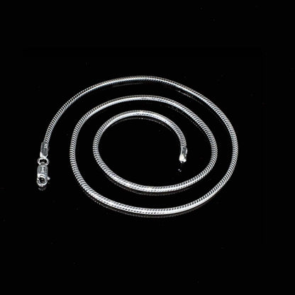 18" 925 Sterling Silver excellent jewelery  for men women Neck Chain