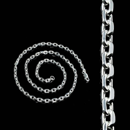 20" 925 Sterling Silver fabulous excellent gifting Rolo Unisex Neck Chain