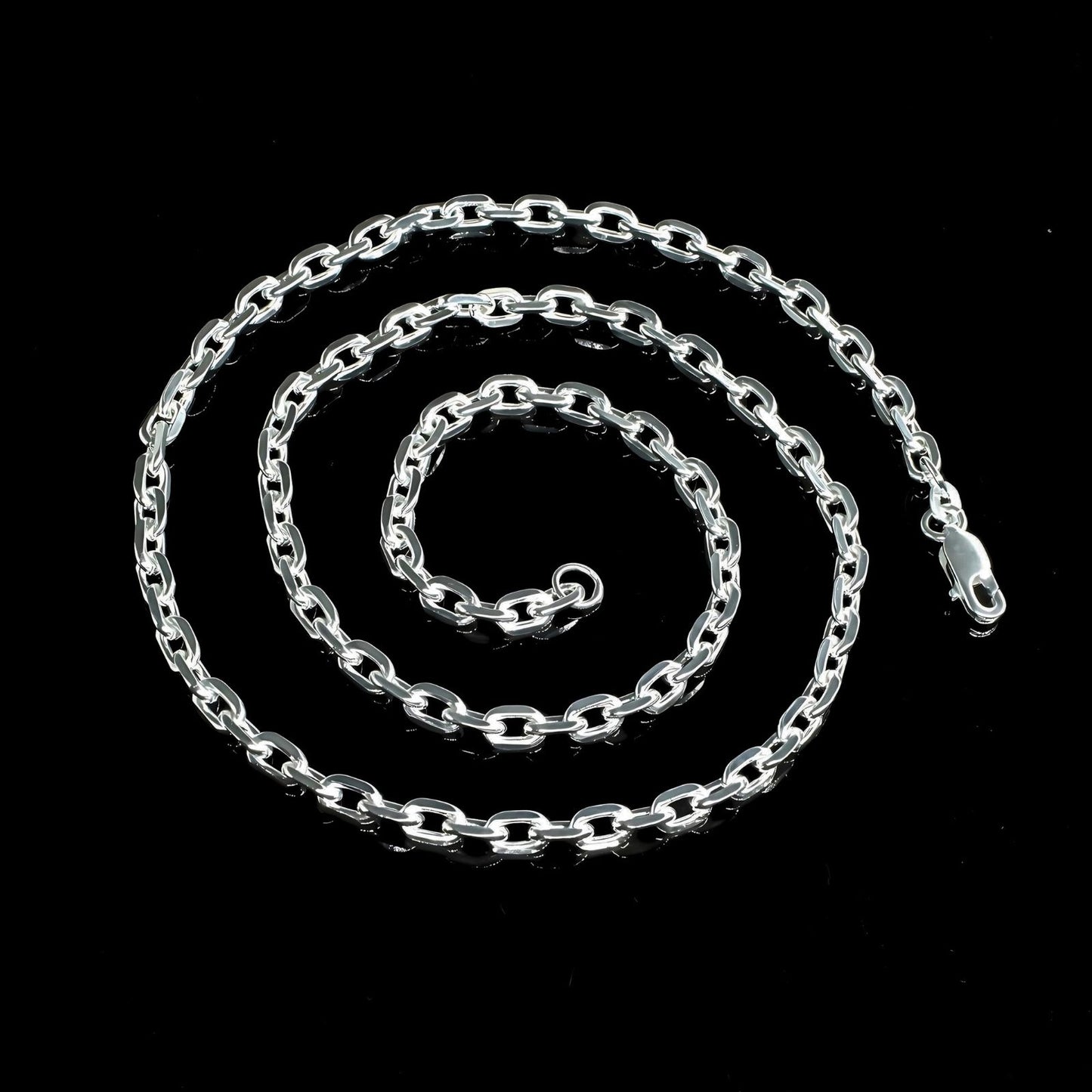 20" 925 Sterling Silver fabulous excellent gifting Rolo Unisex Neck Chain