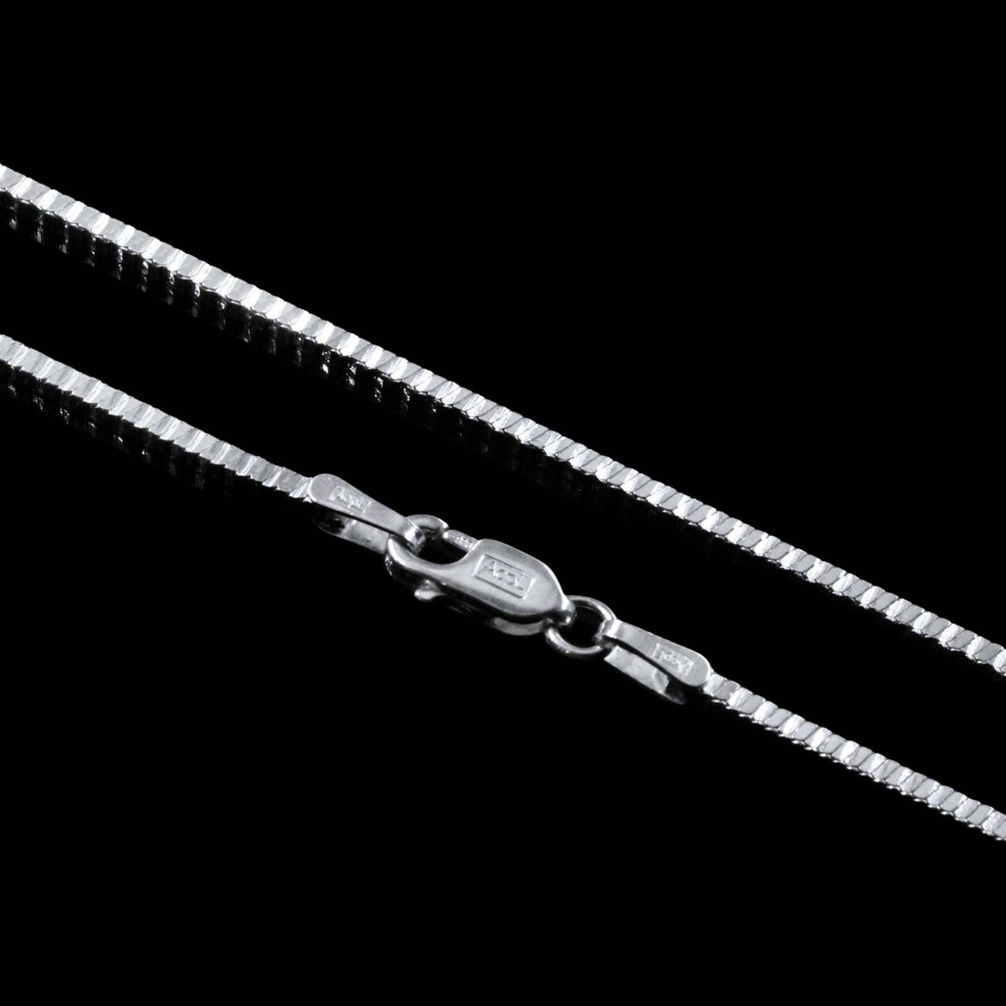 Real 925 Sterling Silver Unisex Neck Chain 18"