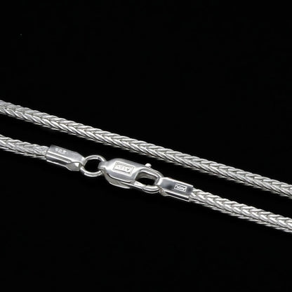 925 Sterling Silver amazing boho style Unisex Neck Chain 20"