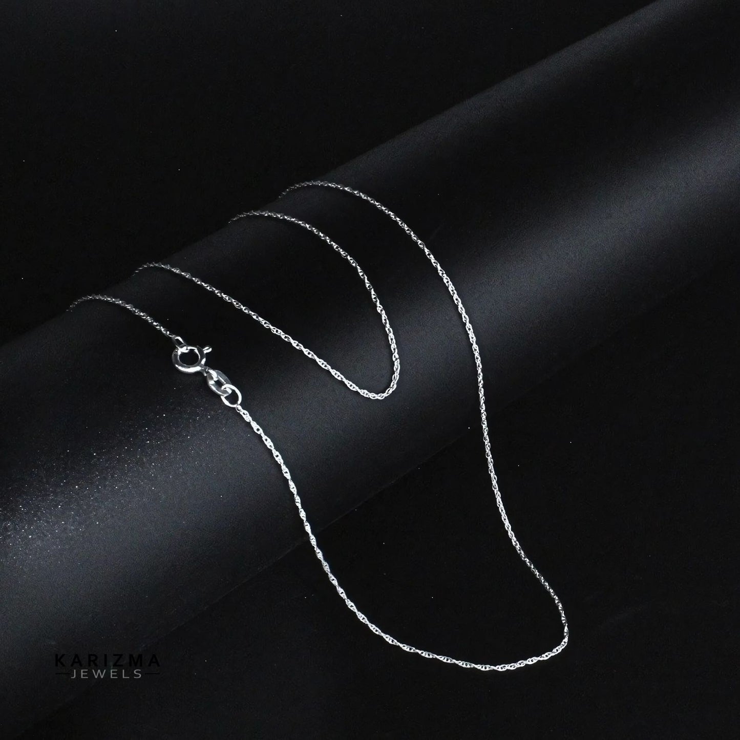 925 Sterling Silver amazing light weight Unisex Neck Chain 18"