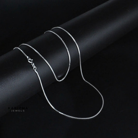 925 Sterling Silver Excellent Unisex Neck Chain 24"