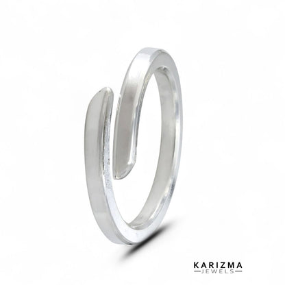 999 Pure Silver Adjustable Ring chandi ka bejod challa