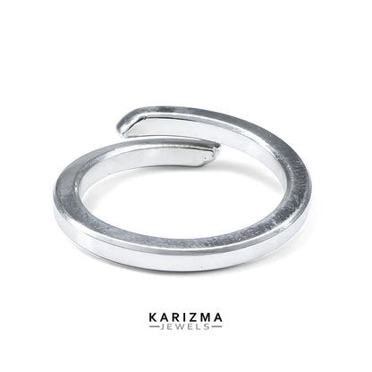 999 Pure Silver Adjustable Ring chandi ka bejod challa