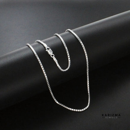 925 Sterling Silver Unisex Excellent gifting Neck Chain 18