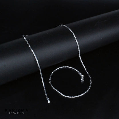 925 Sterling Silver Excellent gifting Unisex Neck Chain 20"