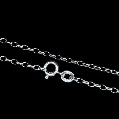 925 Sterling Silver Unisex CABLE Neck Chain 18"