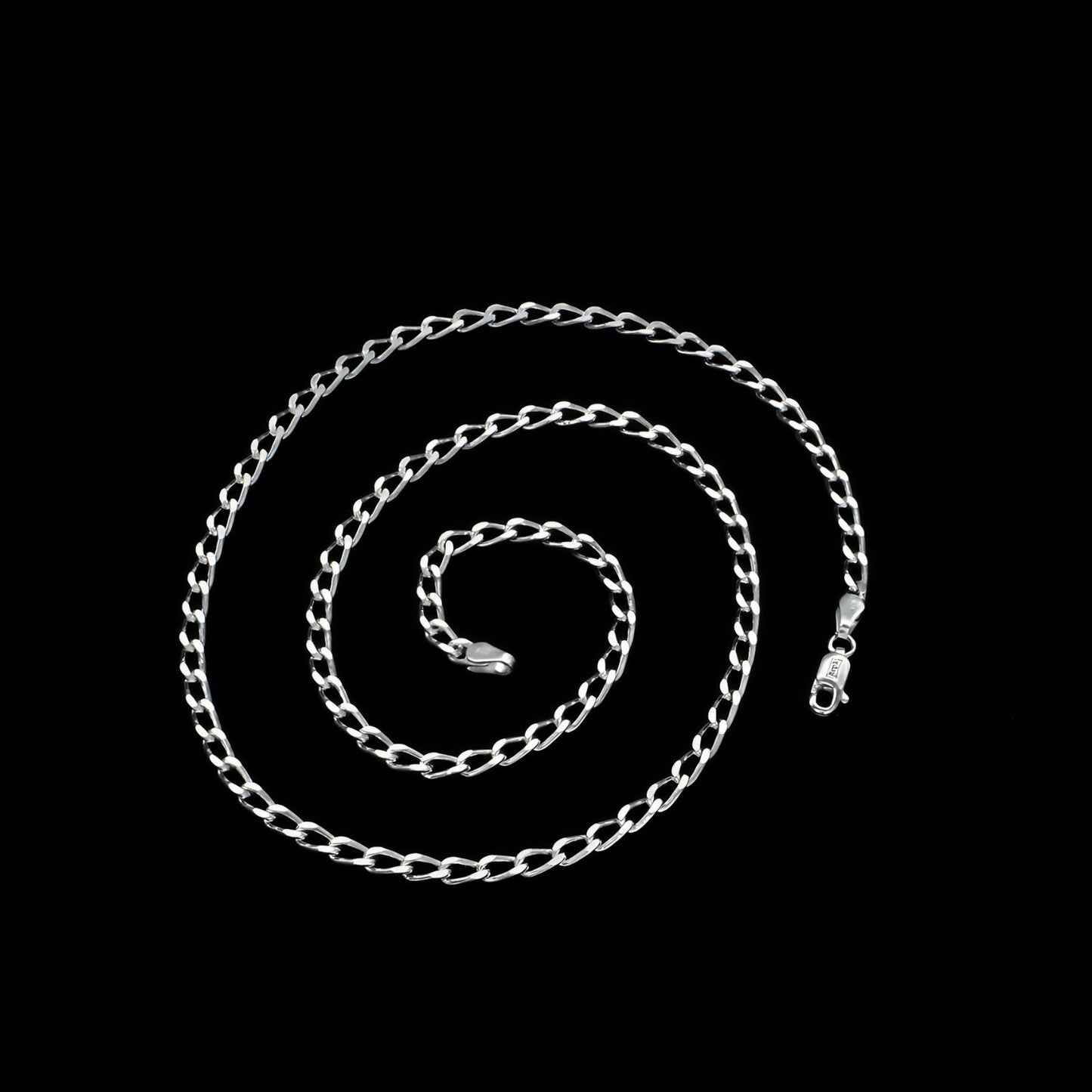 925 Sterling Silver Excellent gifting Unisex Cuban Neck Chain 20"