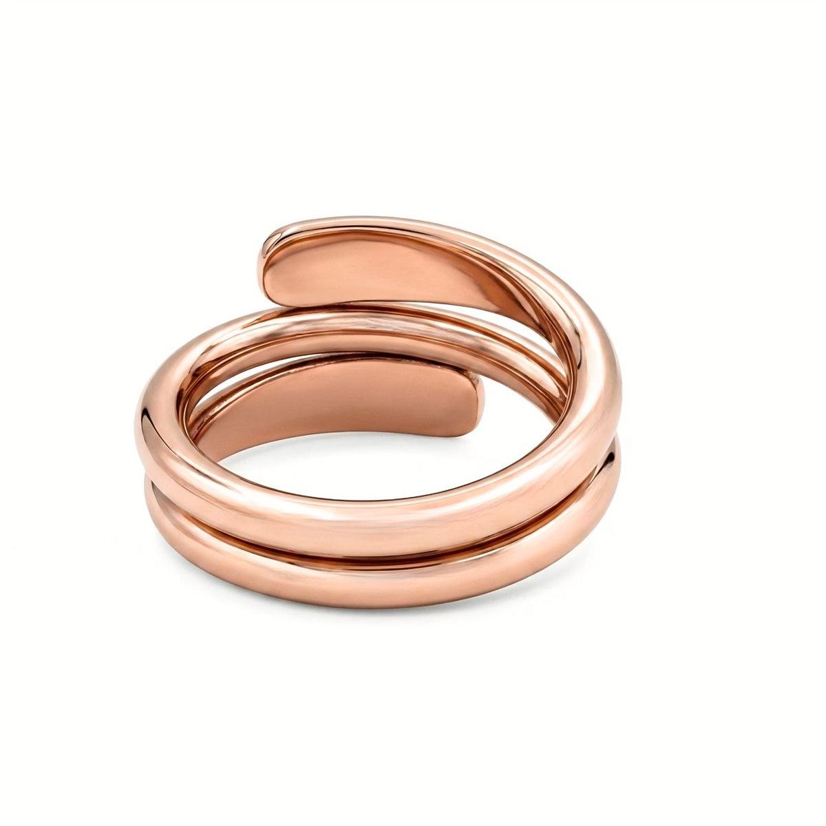 Heavy Double line Pure Copper Adjustable Ring – Trishul & Om Engraved