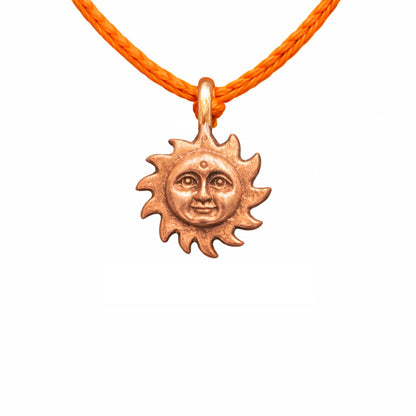 Pure Copper Surya (Sun) Pendant – Lal Kitab Astrology Remedy for Energy, Confidence & Success | Handcrafted Solid Copper