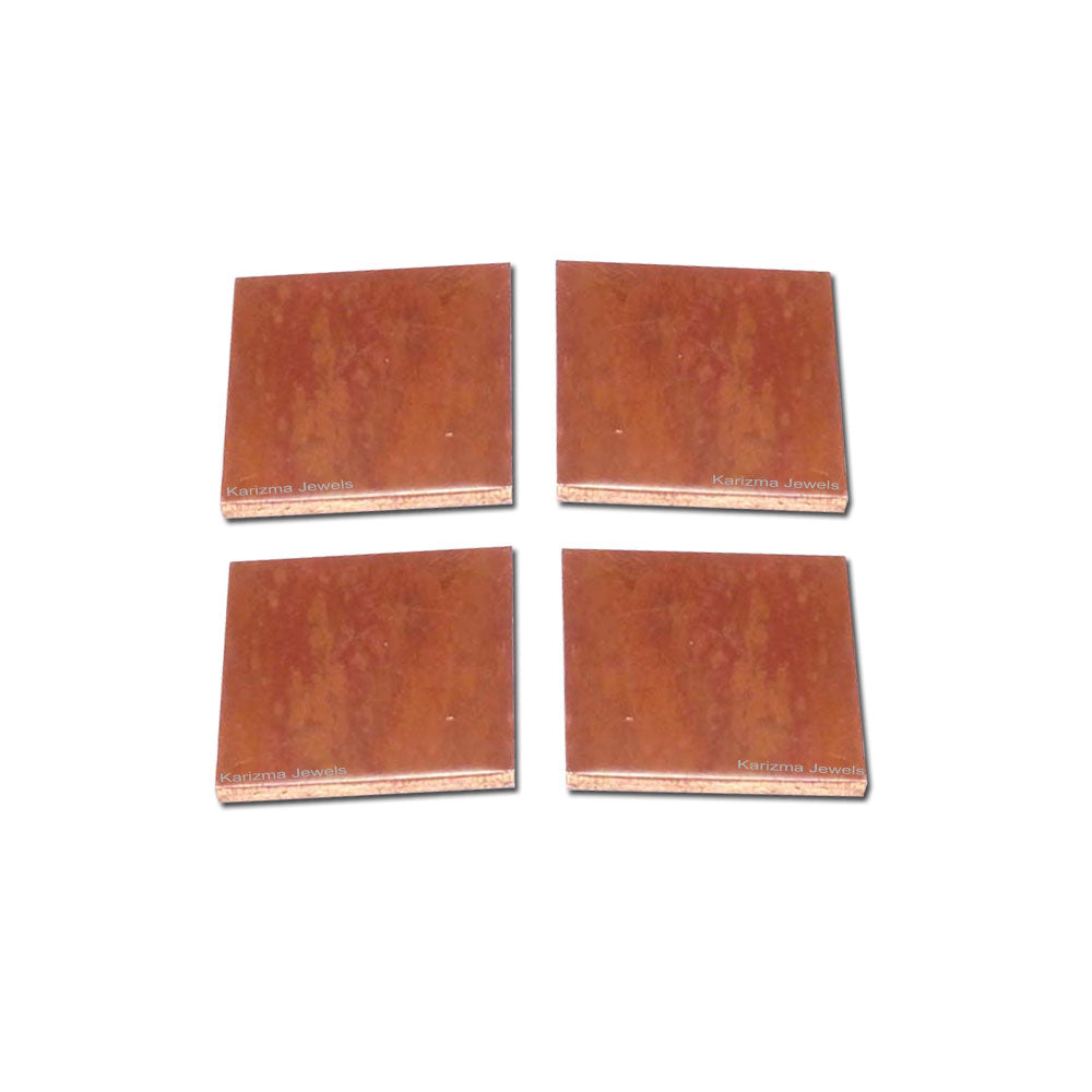 4pc Copper Square piece tamba ka chokor tukra for lal kitab