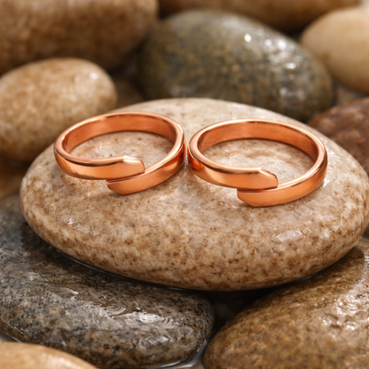 Pure Copper Pair of Toe Rings - Tamba Bichia