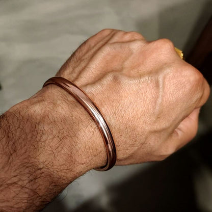 Thalaiva Pure copper open cuff bangle