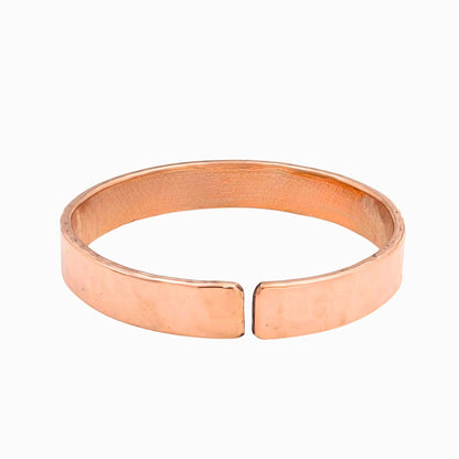 Pure Hammered Copper Cuff Adjustable Bracelet Bangle Kada