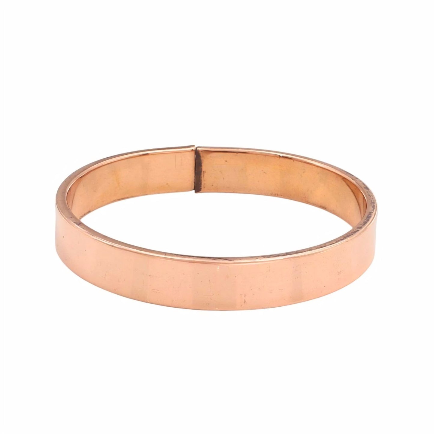 Pure Plain Flat Copper Openable Bangle Kada