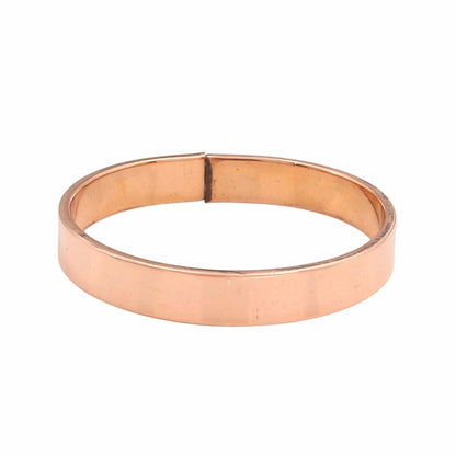 Pure Plain Flat Copper Openable Bangle Kada
