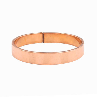 Pure Plain Flat Copper Openable Bangle Kada
