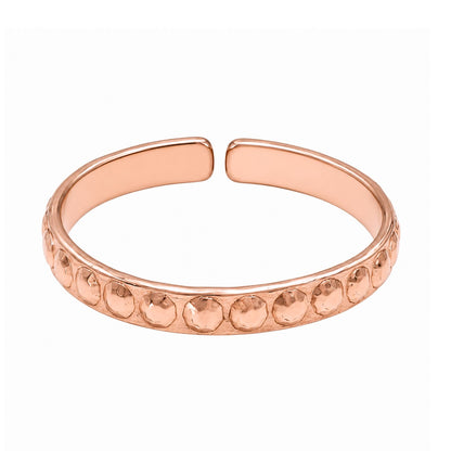 Mystic Moon Pattern Pure Copper Cuff Kada Adjustable Bracelet