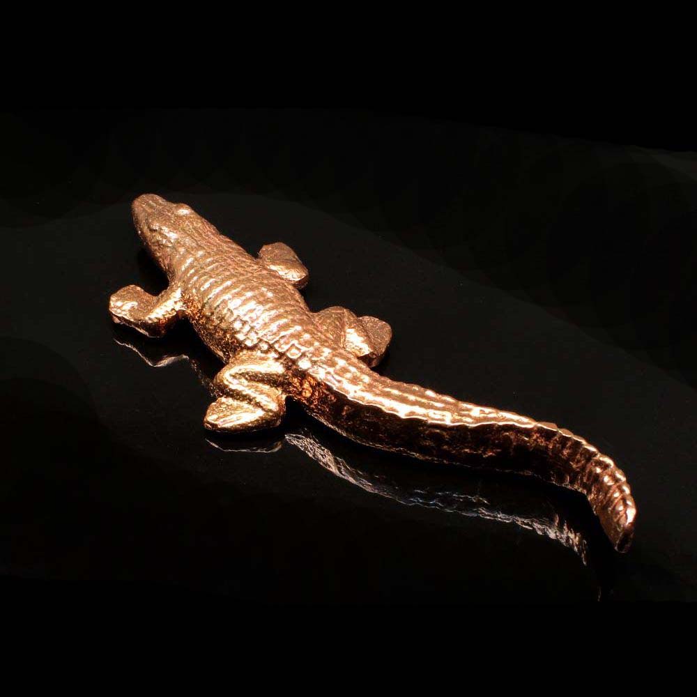 Pure Copper Crocodile for Astrology Lal Kitab and red book remedies