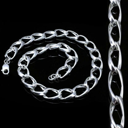 Real Solid 925 Sterling Silver Neck chain