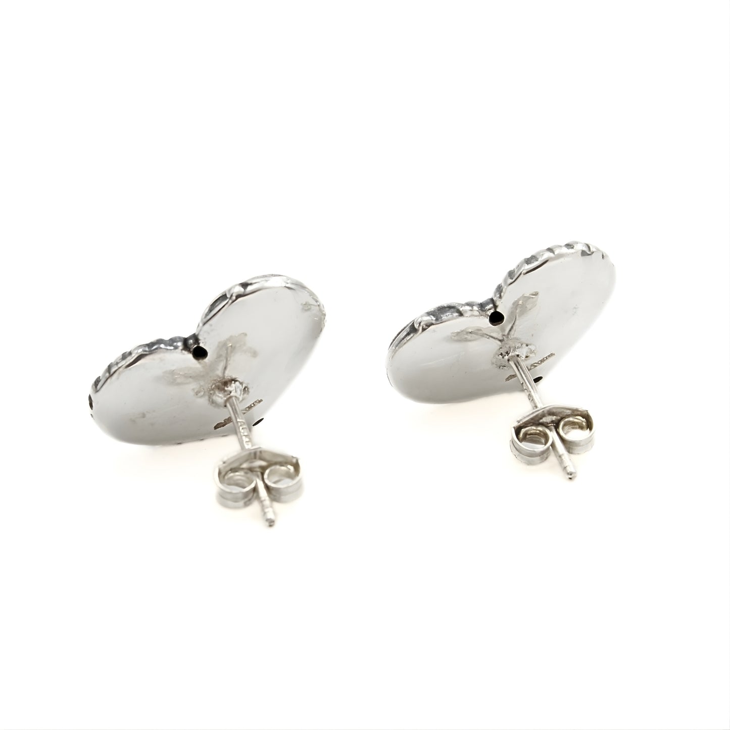 Love Heart 925 Silver Stud Earrings Perfect Little Gift of Women & Girls